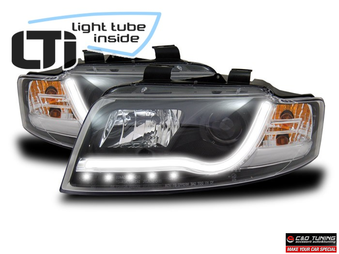 -FARURI DAYLINE AUDI A4 8E FUNDAL BLACK (LTI) -COD AU0199